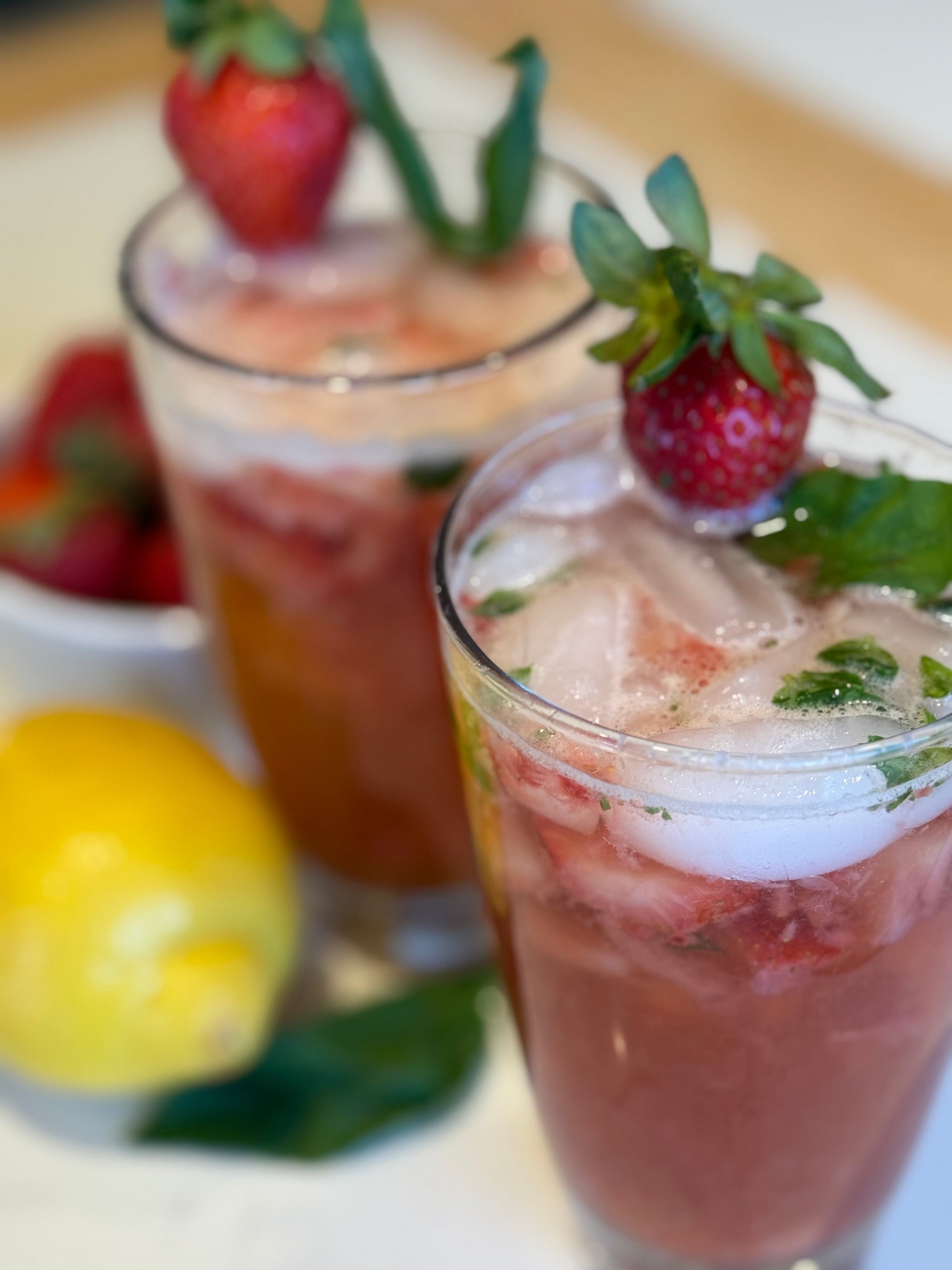 Strawberry Basil Refresher