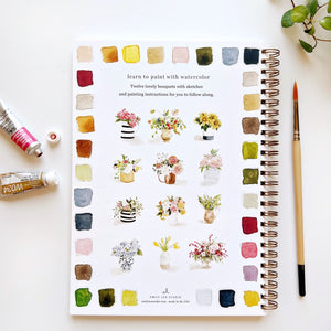 Watercolor Workbooks with a Free paint lesson