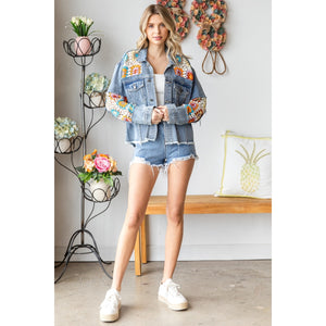 Jean Shorts, Wash Denim, Frayed Hem, Belt Loop flap