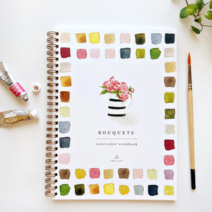 Watercolor Workbooks with a Free paint lesson