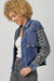 Corduroy Jacket- Blue Mix Plaid