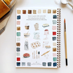 Watercolor Workbooks with a Free paint lesson