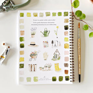 Watercolor Workbooks with a Free paint lesson