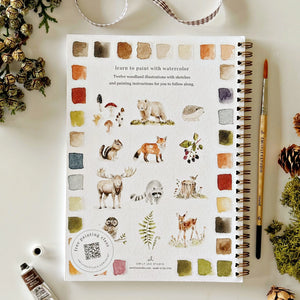 Watercolor Workbooks with a Free paint lesson
