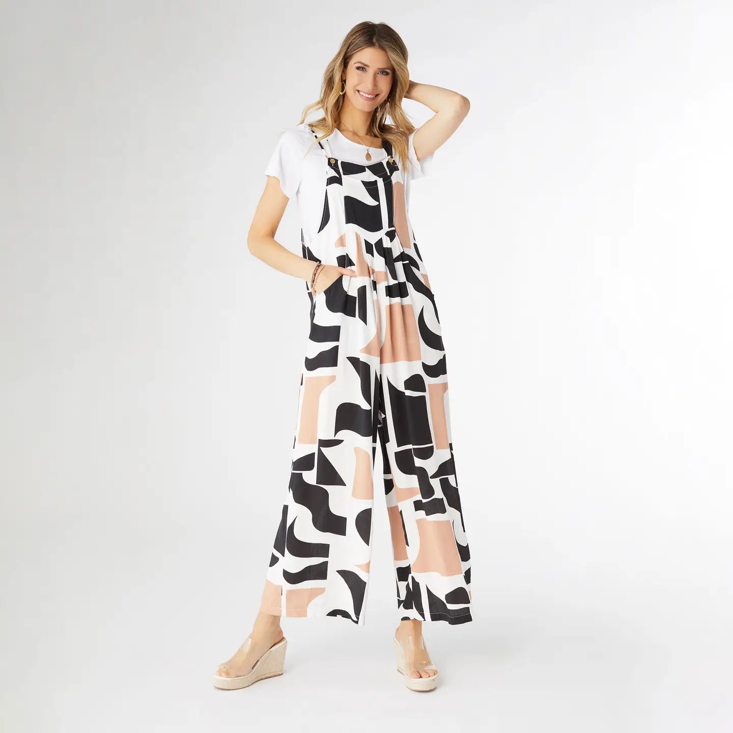 Medium Rhoda Printed Wide Leg Jumpsuit