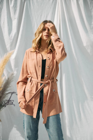 Dusty Rose Lightweight Jacket
