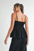 Black Crochet Babydoll Tank Top