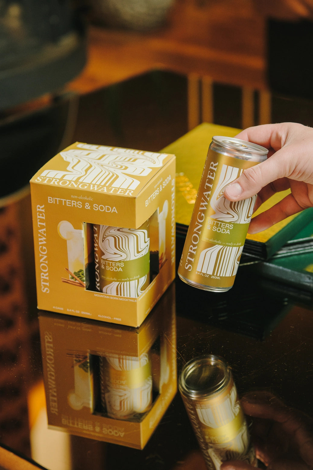 Sparkling Golden Spritz Canned Mocktail-Pack of 4