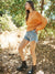 Round Neck Pumpkin Sweater