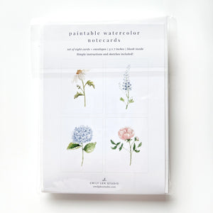 8pc Paintable Cards & Envelopes