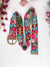 Hand Embroidered Belt Wildberry Mocha Mousse- Wide