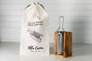 Olivewood Italian Cheese Grater Box