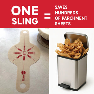 Silicone Bread Sling 2pc Round and Oblong