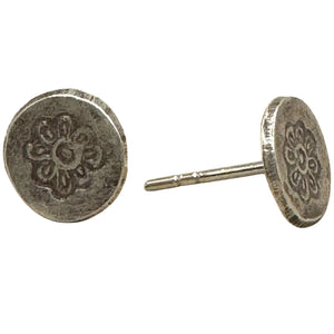 Sterling Silver Flower Earrings-My Daughter