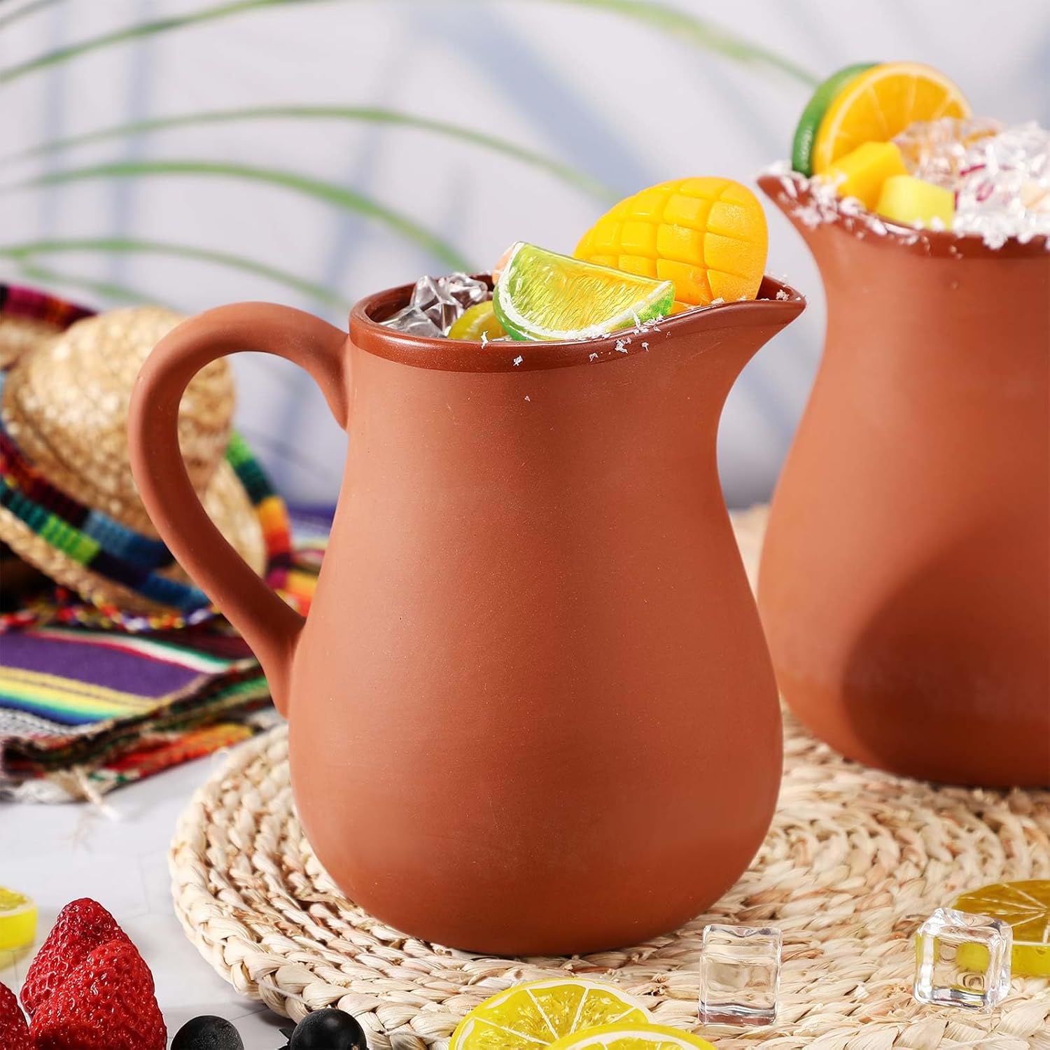 Small Clay Pitcher-37oz