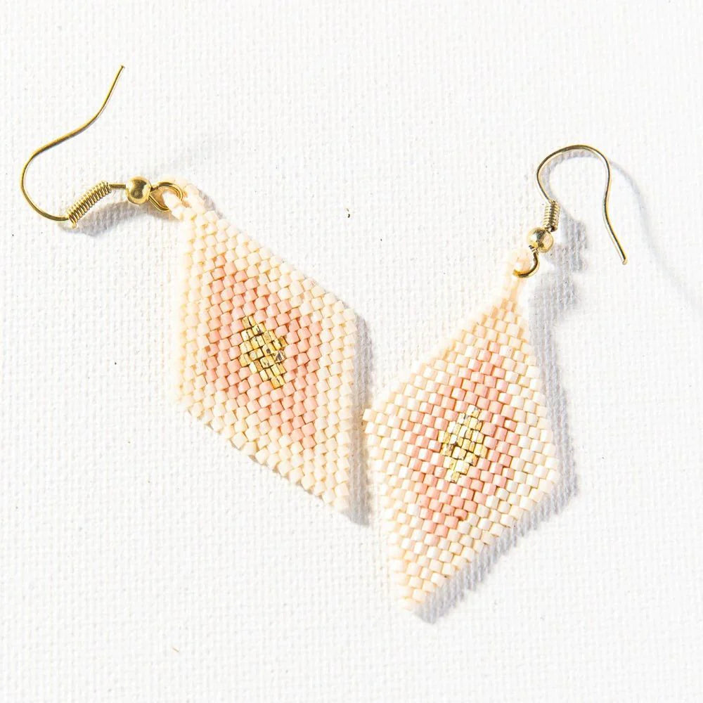Blush Gold Ivory Luxe Earrings