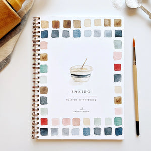 Watercolor Workbooks with a Free paint lesson