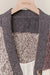 Classic Cardigan - Crocheted  Multi Color-Block, V-Neck