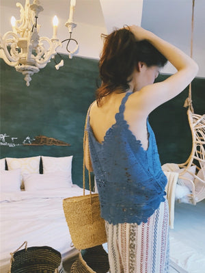 Crochet Lace Boho Tank