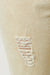 Almond Corduroy Stretch Pants- Distressed