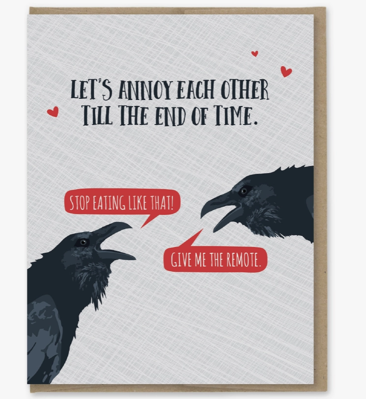 "Let's Annoy Each Other" Card (Love & Affection)