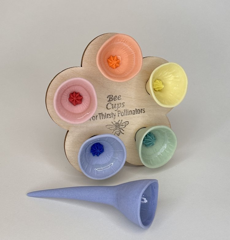 Bee Vision Bee Cups for Thirsty Pollinators