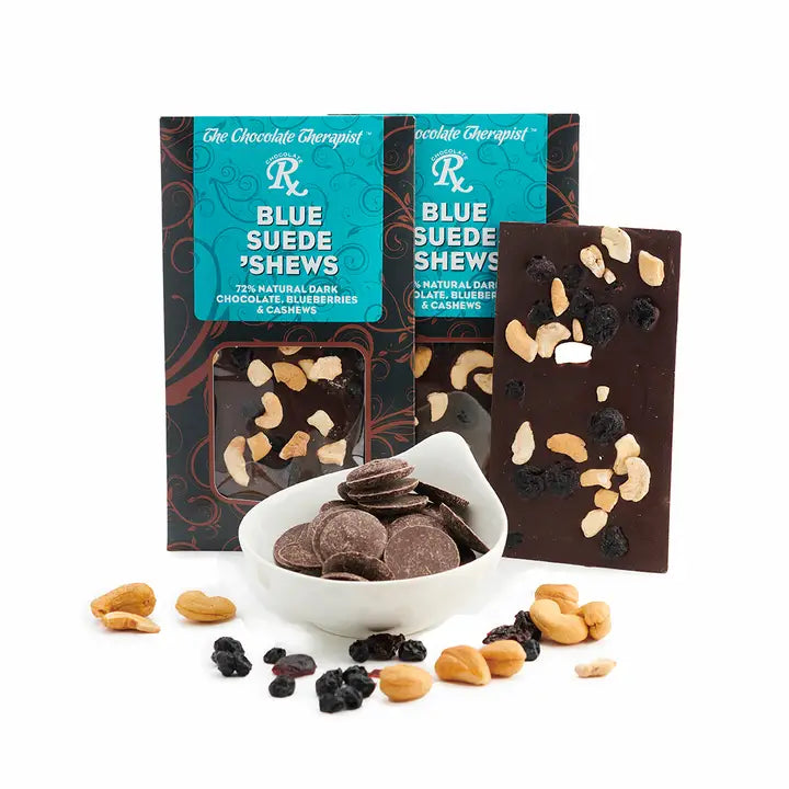 Blue Suede Shews Dark Chocolate Bar