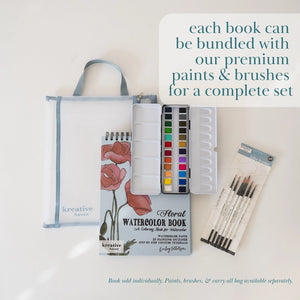 Floral Watercolor Workbook