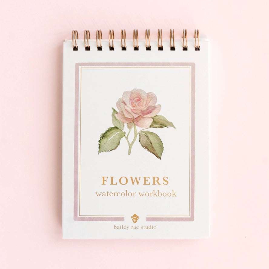 Flowers Watercolor Workbook