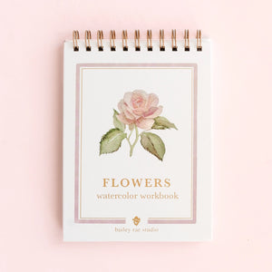 Flowers Watercolor Workbook