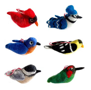 Felt Bird Ornaments