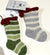 Handmade Tiny Striped Stocking Ornaments