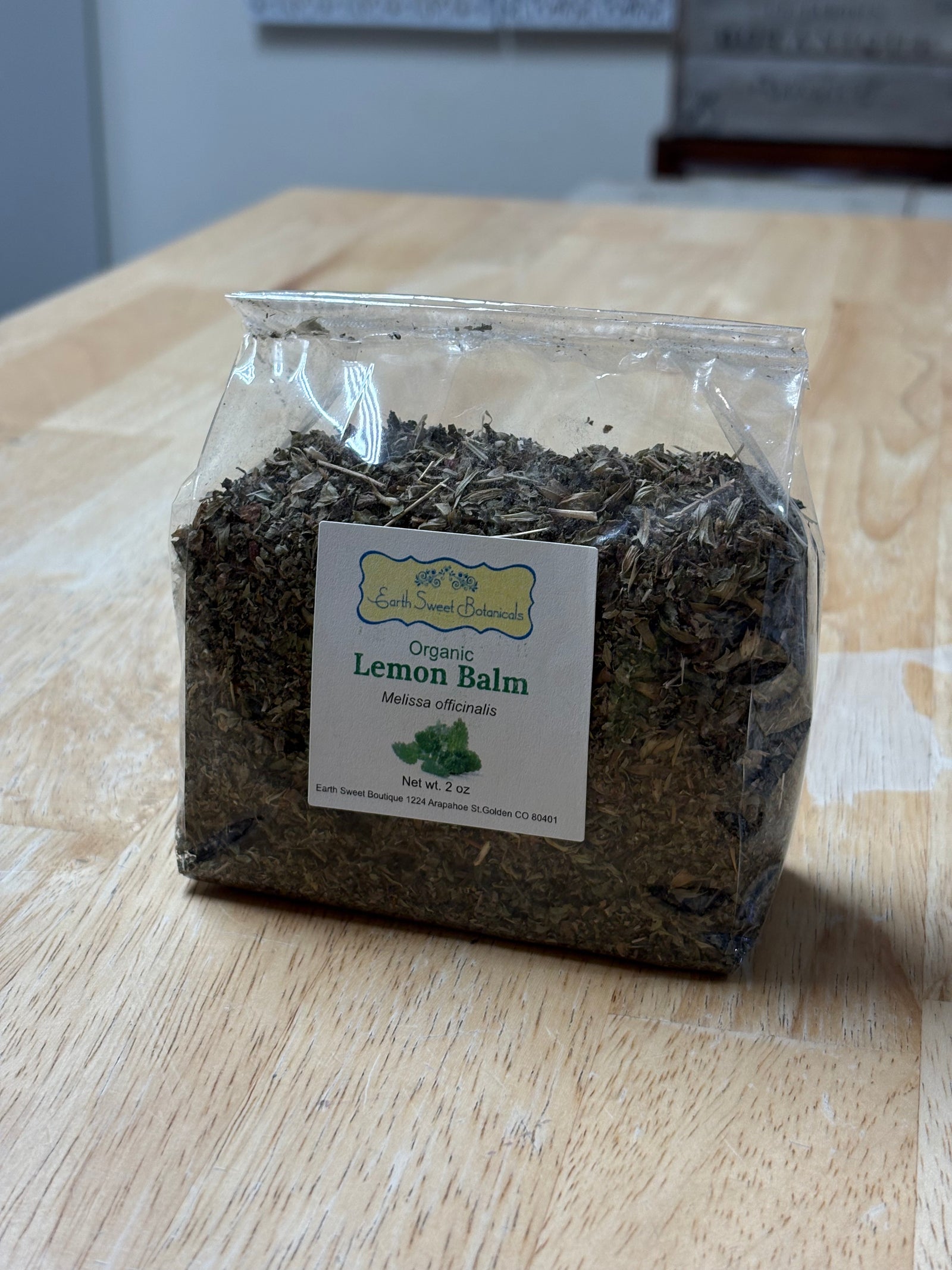 Organic Lemon Balm-2oz