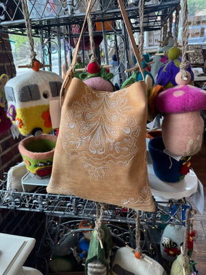 Embroidered Boho Shoulder Bag