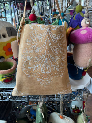 Embroidered Boho Shoulder Bag