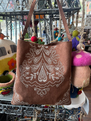 Embroidered Boho Shoulder Bag