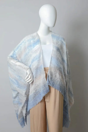 Dip Dye Blue & Rose Kimono
