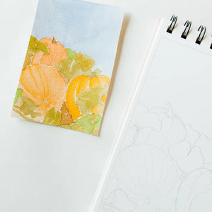 Mini Autumn Watercolor Workbook