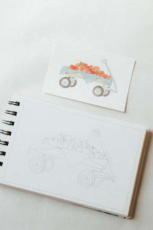 Mini Autumn Watercolor Workbook