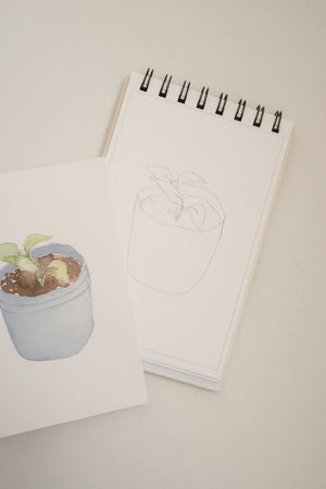 Mini Spring Watercolor Workbook