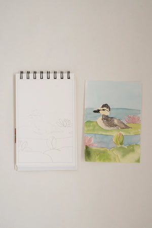 Mini Spring Watercolor Workbook