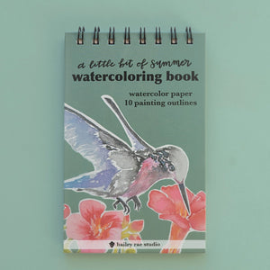Mini Summer Watercolor Workbook