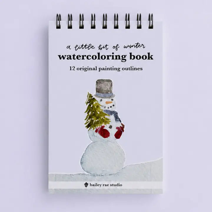 Mini Winter Watercolor Workbook