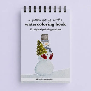 Mini Winter Watercolor Workbook