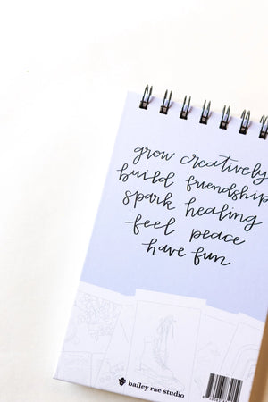 Mini Winter Watercolor Workbook