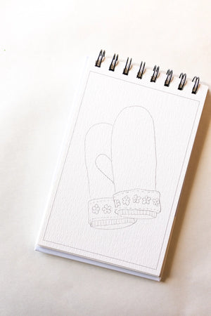 Mini Winter Watercolor Workbook