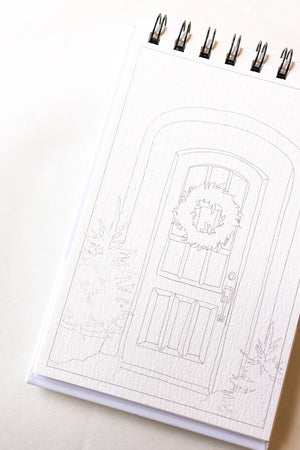 Mini Winter Watercolor Workbook