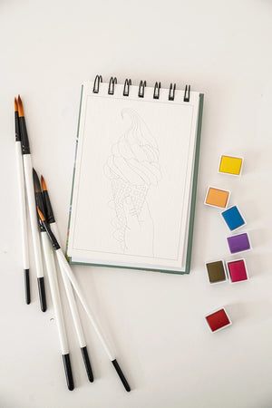 Mini Summer Watercolor Workbook
