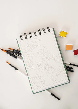 Mini Summer Watercolor Workbook