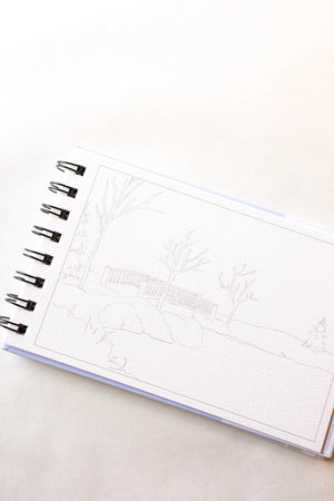 Mini Winter Watercolor Workbook